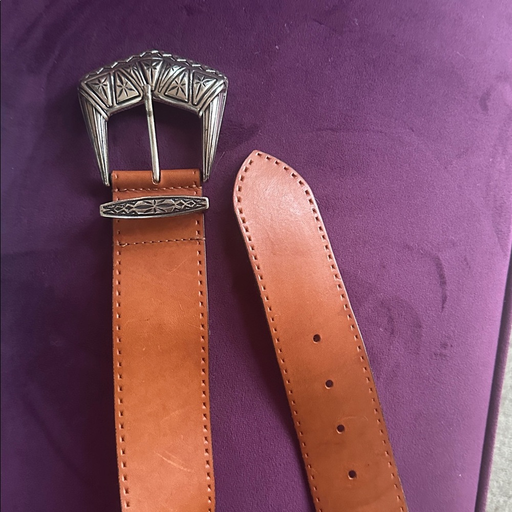 Etro Silver Ornate Buckle